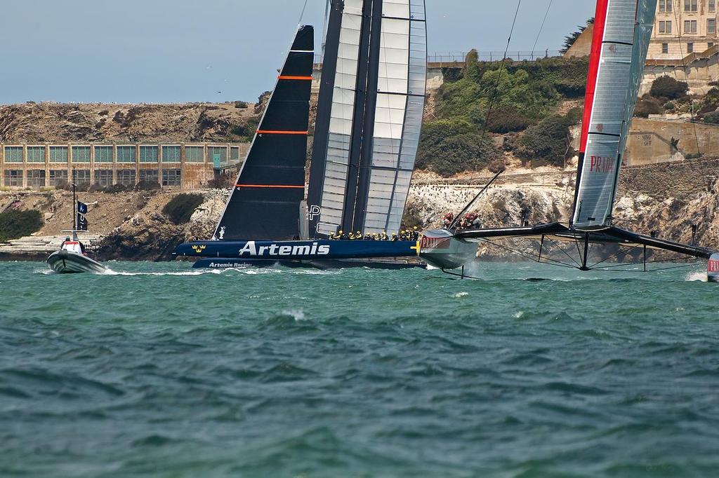  - Louis Vuitton Cup, Semi-Final 1, August 6, 2013 © Chuck Lantz http://www.ChuckLantz.com